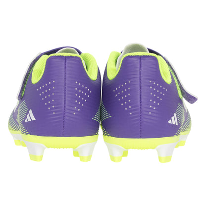 Junior F50 Club Velcro FxG [Purple/White/Lucid Lemon]