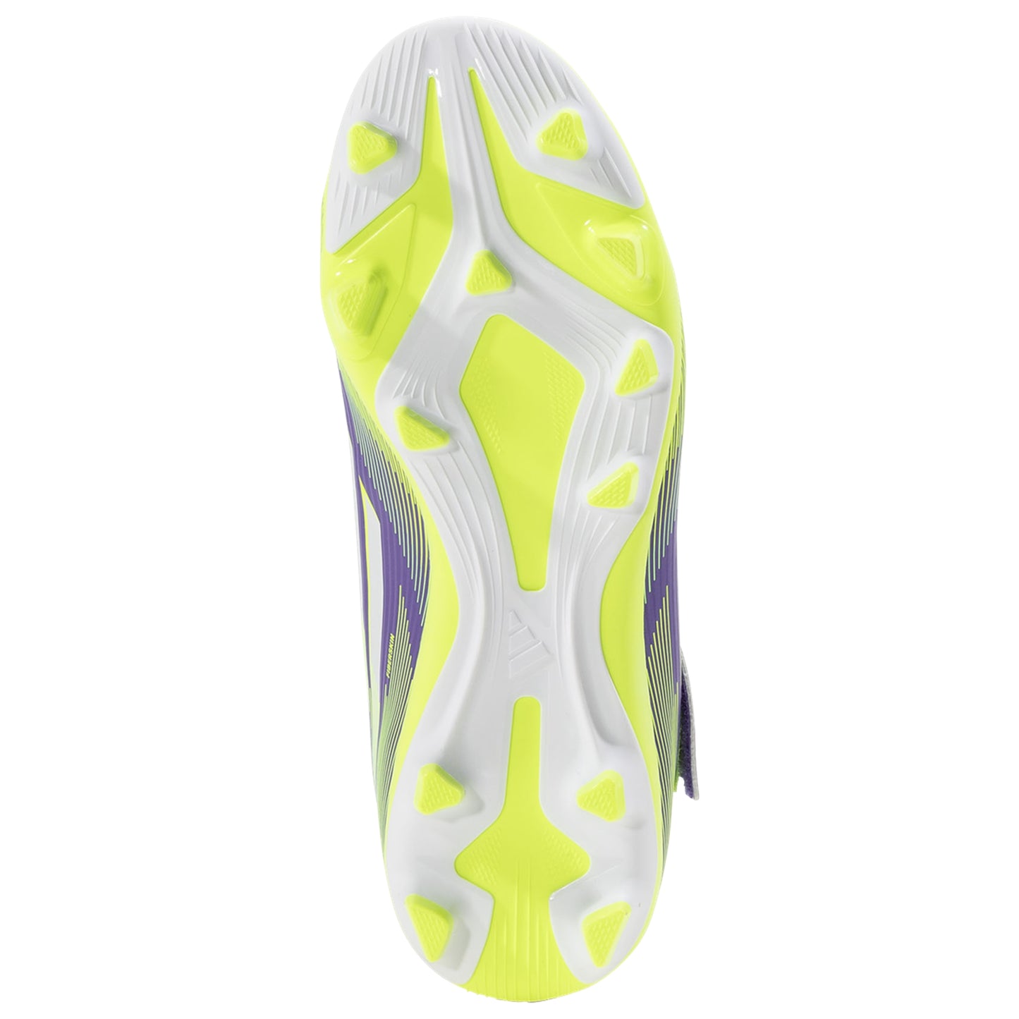 Junior F50 Club Velcro FxG [Purple/White/Lucid Lemon]