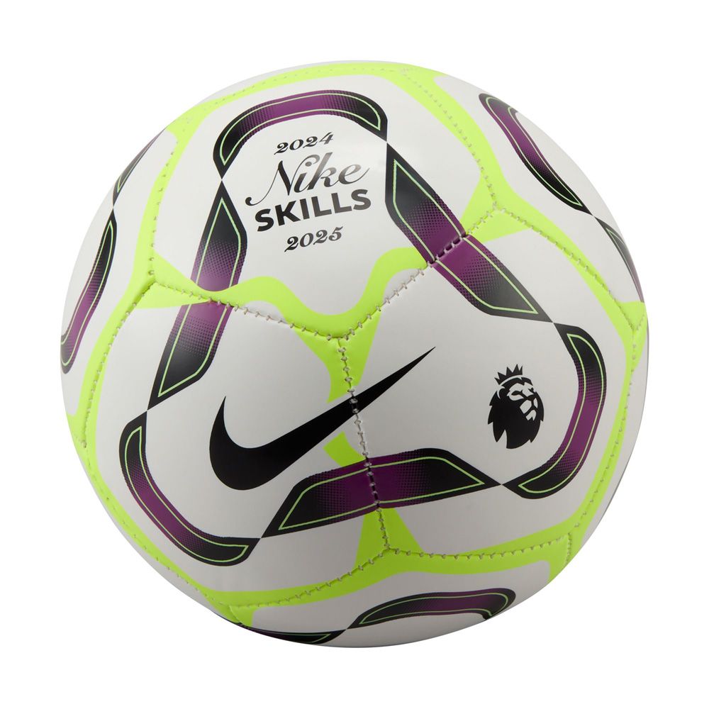 Nike Premier League Skills Soccer Ball [White/Volt/Black]