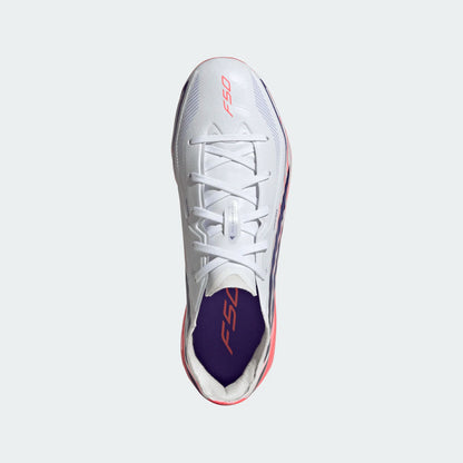 Junior F50 Hyperfast Elite FG [Cloud White/Solar Purple]