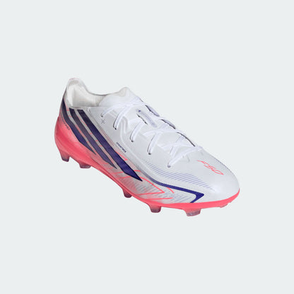 Junior F50 Hyperfast Elite FG [Cloud White/Solar Purple]