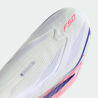F50 Hyperfast Laceless Elite FG [Cloud White/ Solar Purple]
