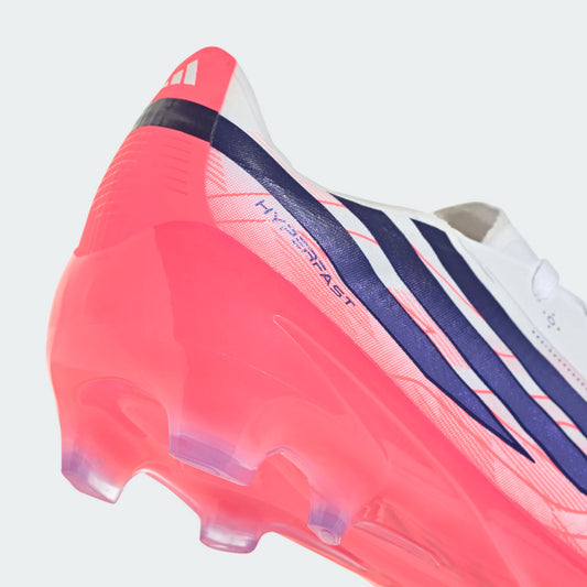 Junior F50 Hyperfast Elite FG [Cloud White/Solar Purple]
