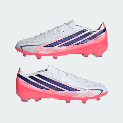 Junior F50 Hyperfast Elite FG [Cloud White/Solar Purple]