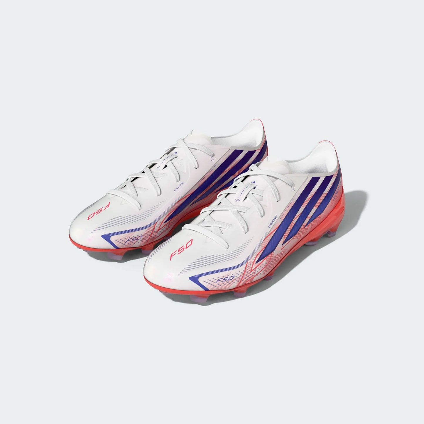 Junior F50 Hyperfast Elite FG [Cloud White/Solar Purple]