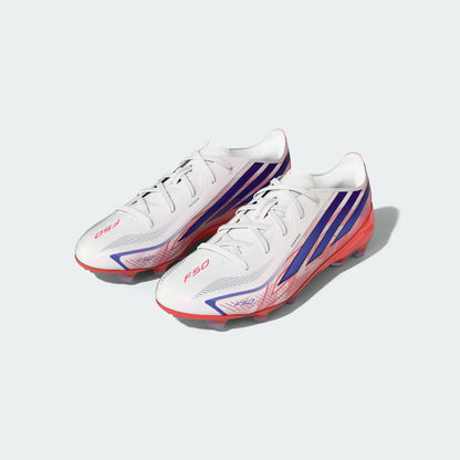 Junior F50 Hyperfast Elite FG [Cloud White/Solar Purple]
