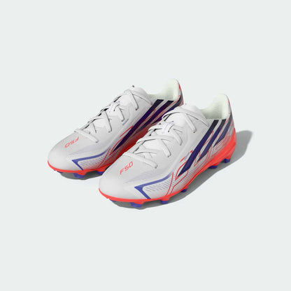 Junior F50 Hyperfast League FG [Cloud White/Solar Purple]