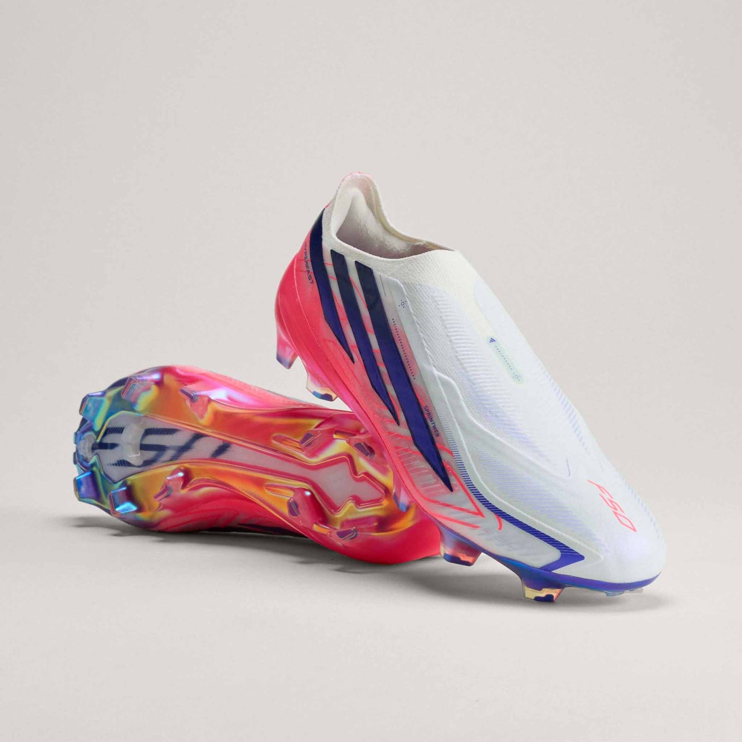 F50 Hyperfast Laceless Elite FG [Cloud White/ Solar Purple]