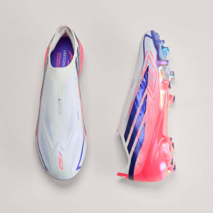 F50 Hyperfast Laceless Elite FG [Cloud White/ Solar Purple]