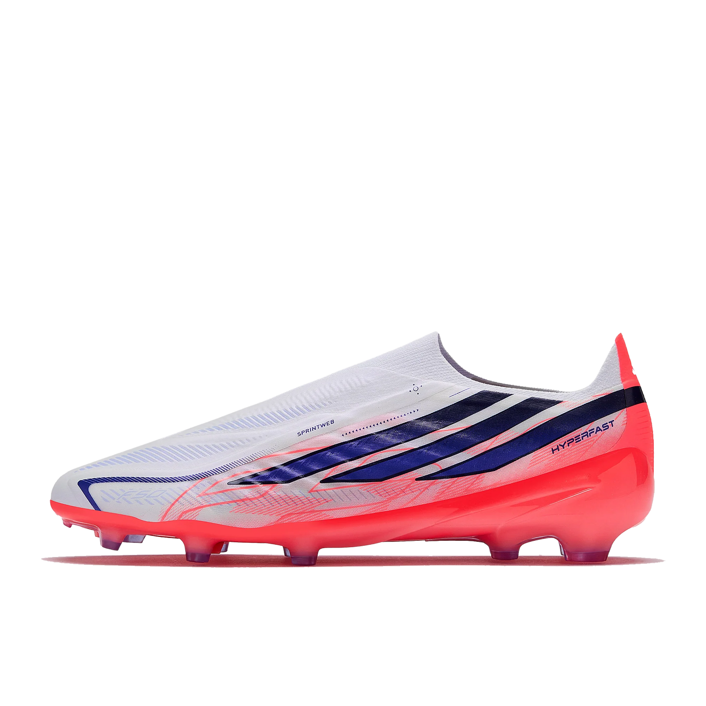 Junior F50 Hyperfast Elite FG [Cloud White/Solar Purple]
